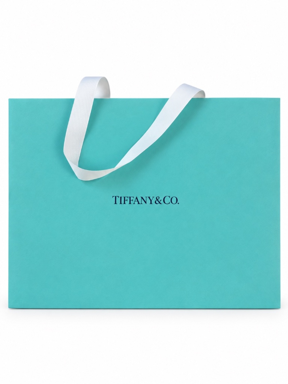 Tiffany & Co. Signature Teal Ribbon Handle Tote